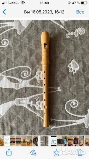 Деревянная блок-флейта Hohner, Германия