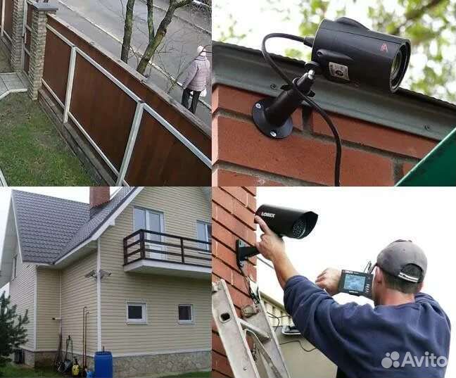 Установка систем видеонаблюдения