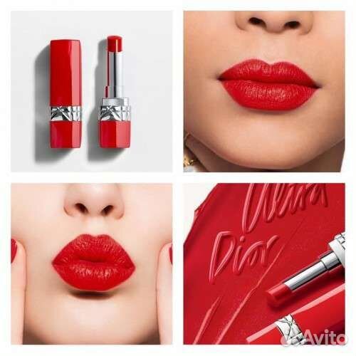 Dior rouge ultra помада 999 красная