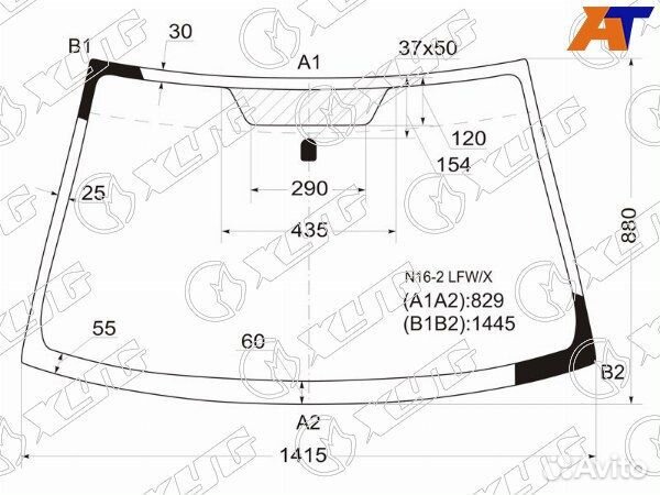 Стекло лобовое nissan bluebird sylphy