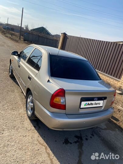 Hyundai Accent 1.5 МТ, 2004, 150 000 км