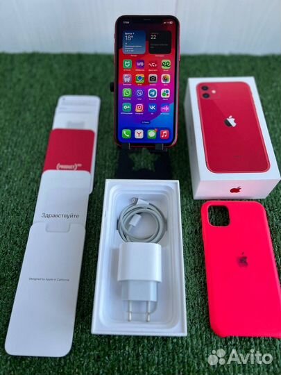 iPhone 11 128Gb Red 75 Акб