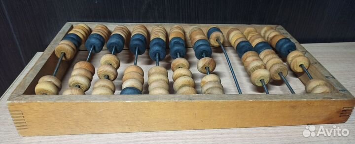 Счеты деревянные бухгалтерские СССР