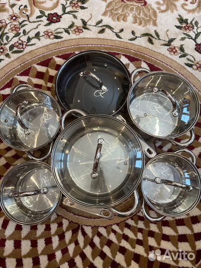 Zepter новый набор посуды 12 предметов Германия