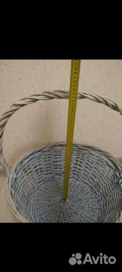 Корзина плетеная большая