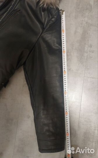 Кожаная куртка мужская