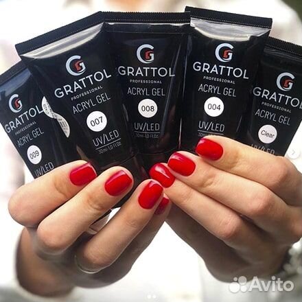 Акрил-гель Grattol Acryl Gel Graphite, графитовый