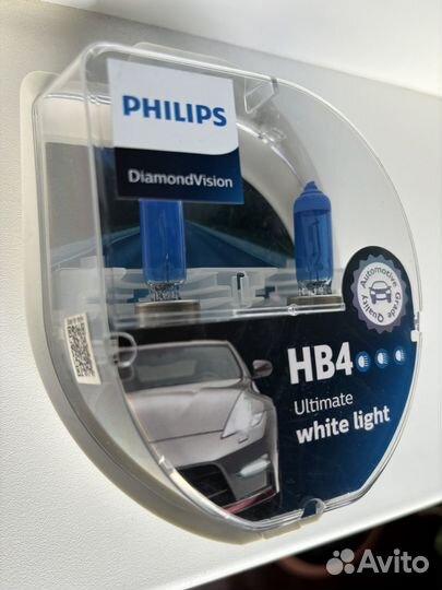 Галогеновые лампы Philips HB4 Diamond Vision