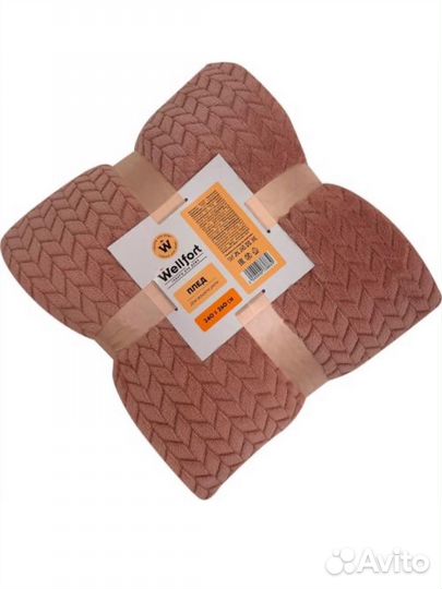 Новый флисовый плед 240*260 см