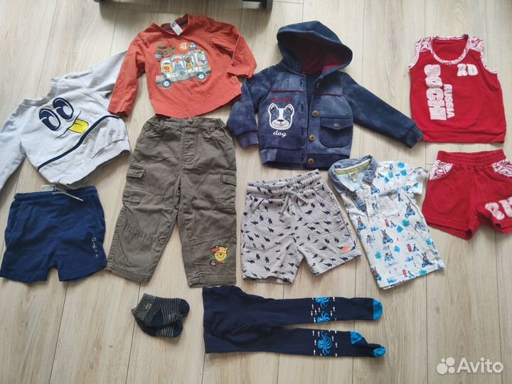 Пакет 11 вещей 86р для мальчика