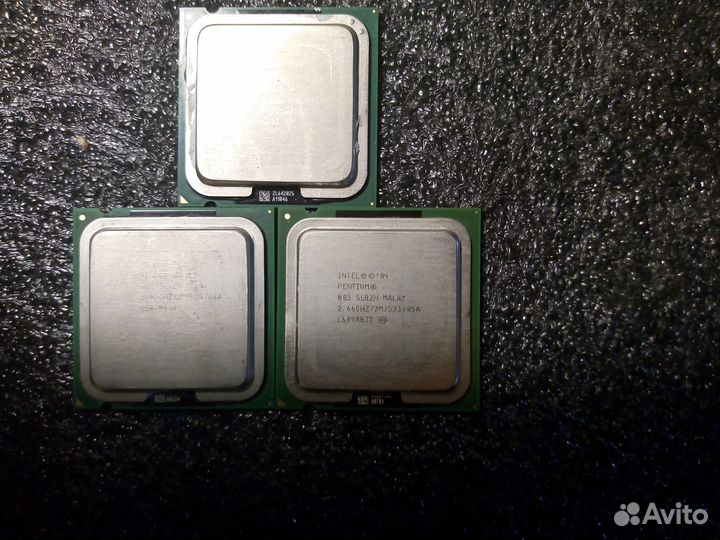Процессоры intel S 775, AMD S AM2, 939
