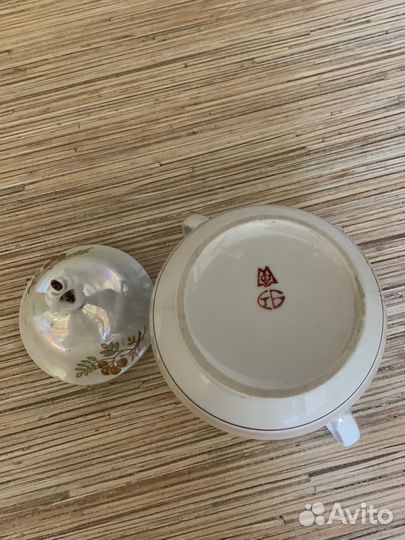 Сахарница фарфор СССР
