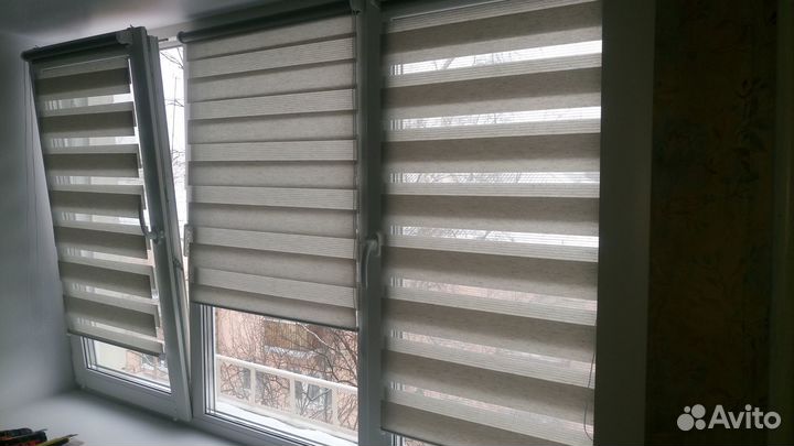 Жалюзи (Зебра, Рулонные, Горизонтальные, Плиссе)