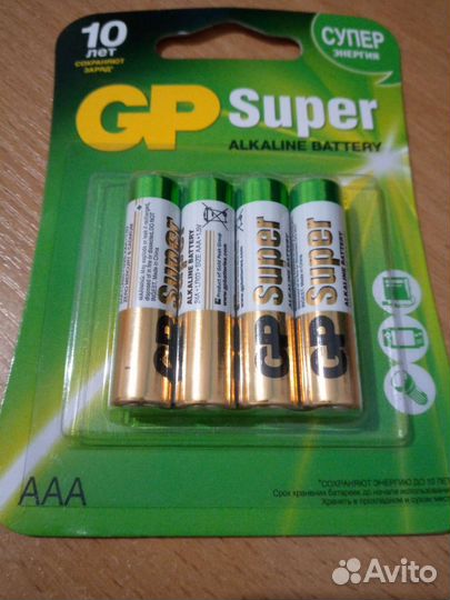 Батарейки аккумуляторные,алкалиновые, пальчик.,миз