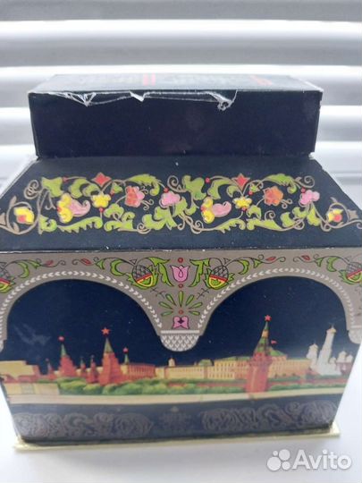 Коробка от духов Черный Ларец 1960гг