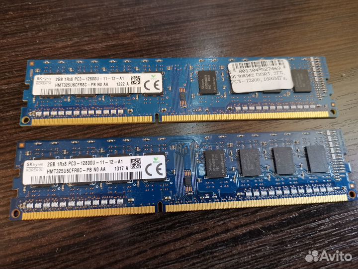 Hynix HMT325U6CFR8C-PB DDR3 2x2 Гб