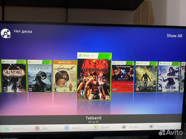 Xbox 360 Slim freеboot 500Gb 92 игры