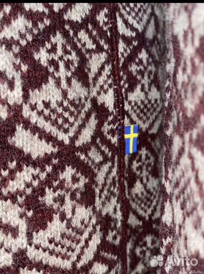 Джемпер на молнии 48/50 Fjallraven шерсть