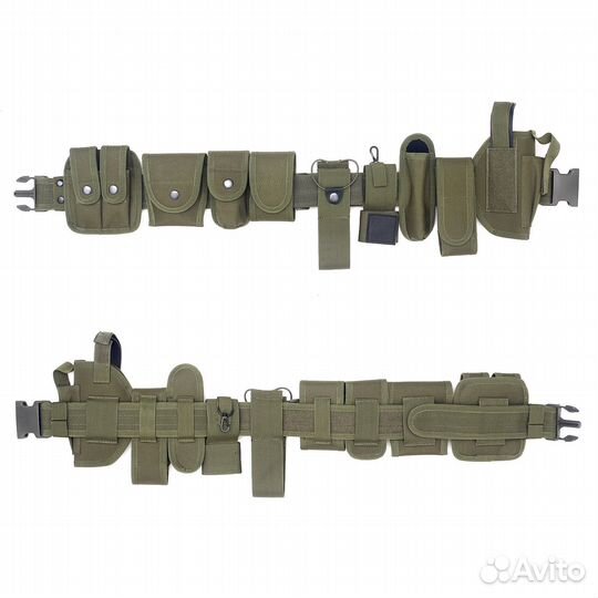 Тактический пояс с подсумками(Олива)