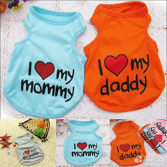 Майки для собак 