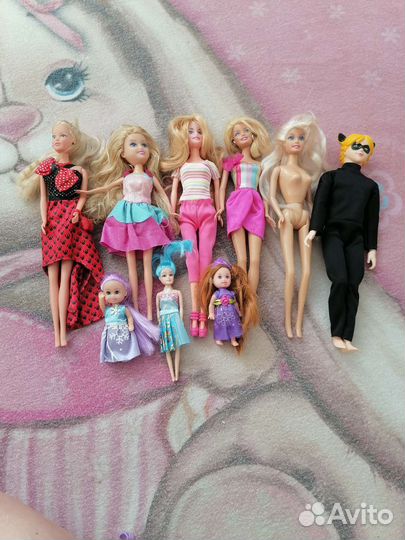 Куклы барби и леди баг