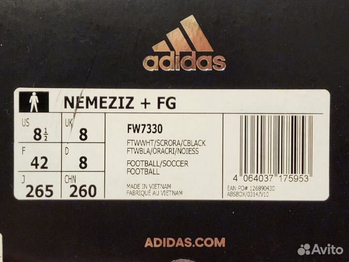 Бутсы Adidas Nemeziz + FG