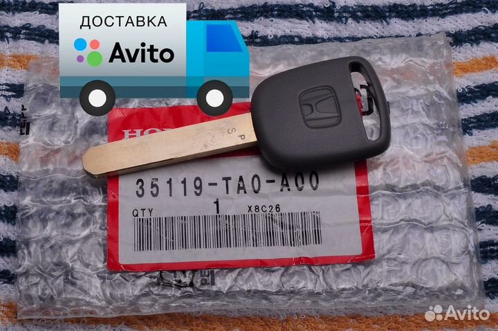 Ключ зажигания Honda Оригинал 35119-TA0-A00