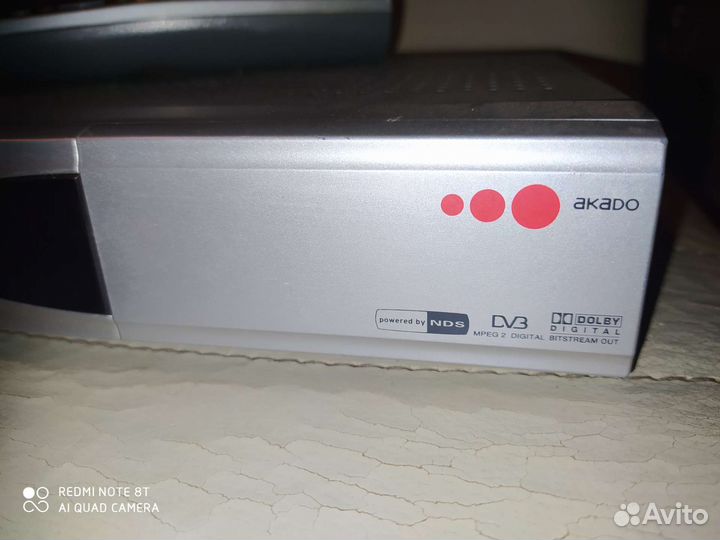 Ресивер приставка тв Акадо на запчасти