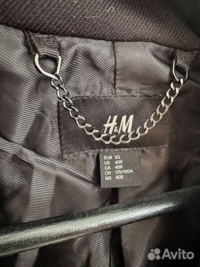 Тренч пальто мужской h&m