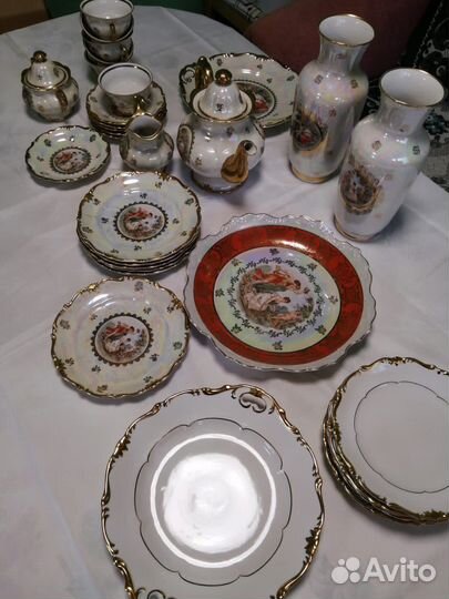 Сервиз гдр Мадонна + вазы