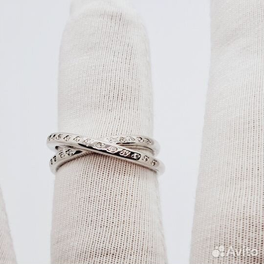 Кольцо с природным камнем Золото