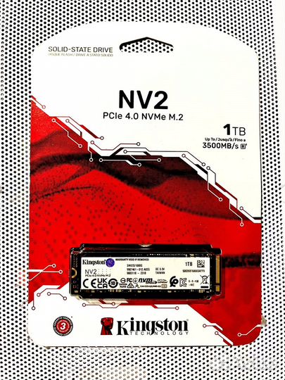 Новые SSD Kingston NV2 на 1 Tb, m.2 2280