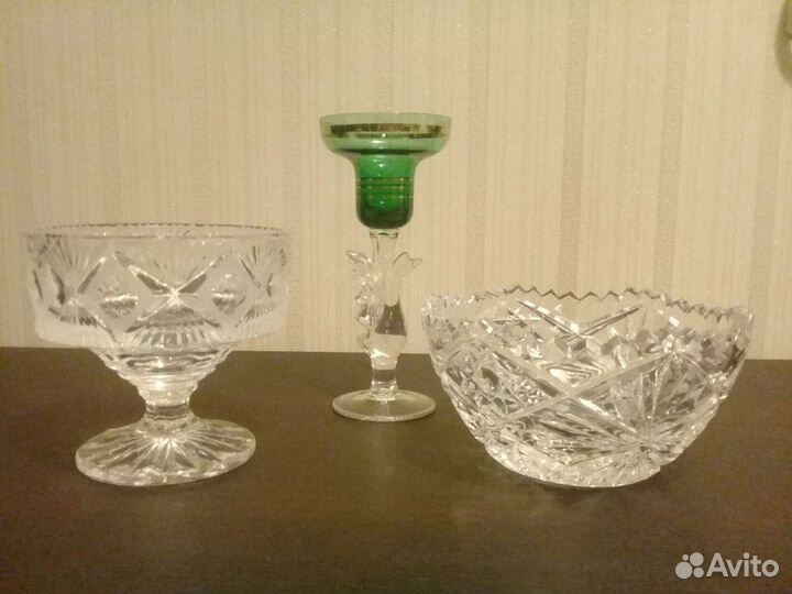 Хрусталь СССР и Чехии