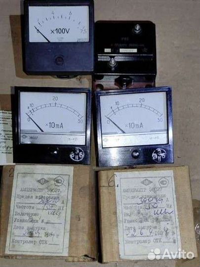 Амперметры, вольтметры СССР