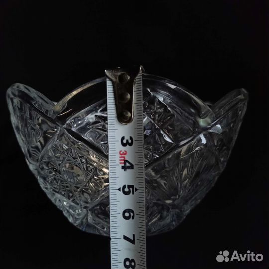 Салатник хрустальный СССР