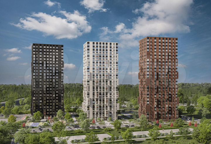 3-к. квартира, 51,8 м², 2/24 эт.