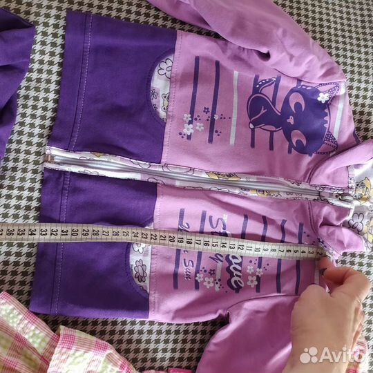 3 Платья, 1костюм и 2 штанов на 1-3 г пакетом