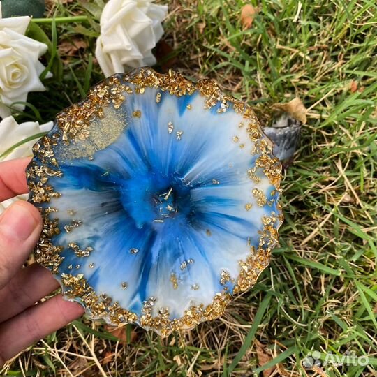 Подстаканник из эпоксидной смолы