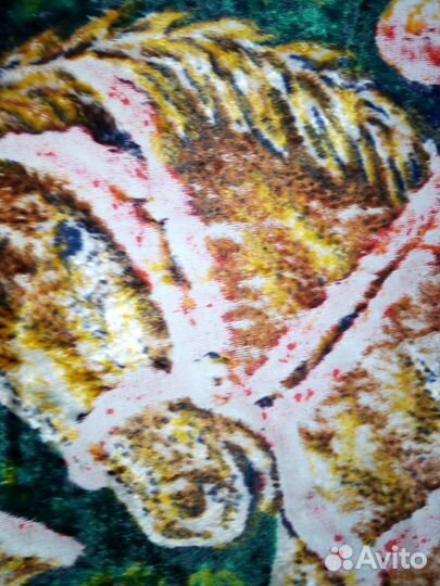 Три плюшевых ковра/покрывала СССР