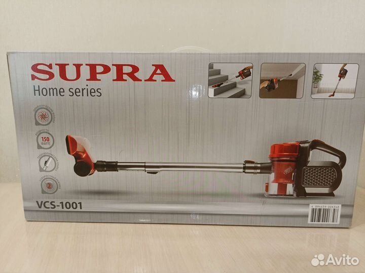 Пылесос аккумуляторный Supra VCS-1001