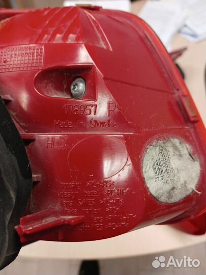 Задние фонари volkswagen tiguan