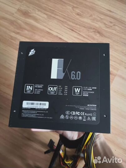 Блок питания 600w (сломанный)
