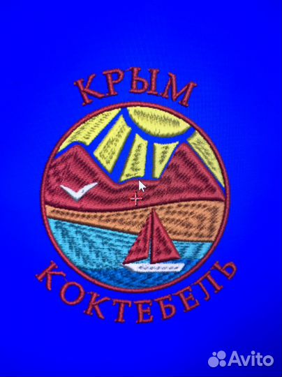 Машинная вышивка на одежде, тканях, шевроны