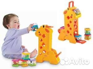 Жираф с кубиками Fisher-Price