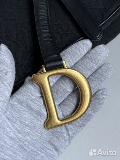 Сумка Dior Oblique Saddle black