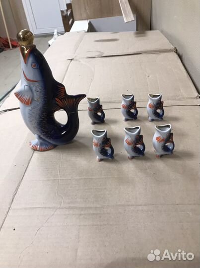 Штофф с рюмками. СССР