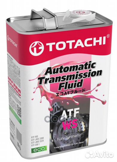 Масло трансмиссионное ATF totachi Синтетическое