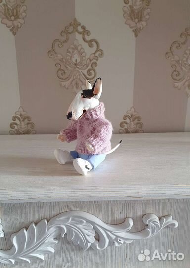 Бультерьер ручная работа