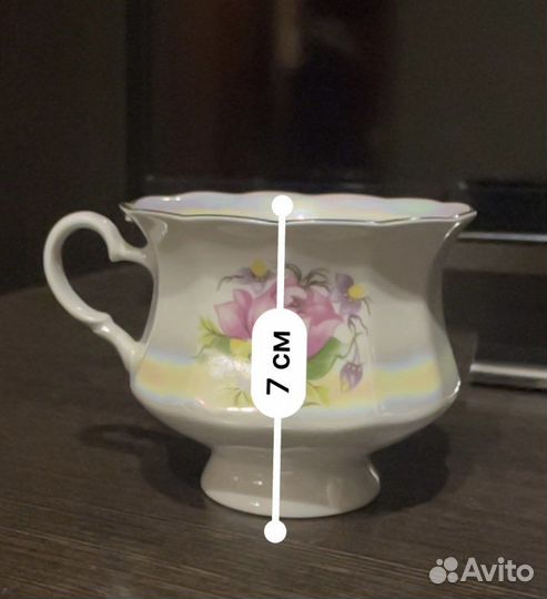 Чайный фарфоровый сервиз Коростень