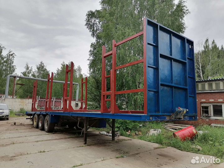 Полуприцеп лесовоз (сортиментовоз) Тонар 9444, 1998